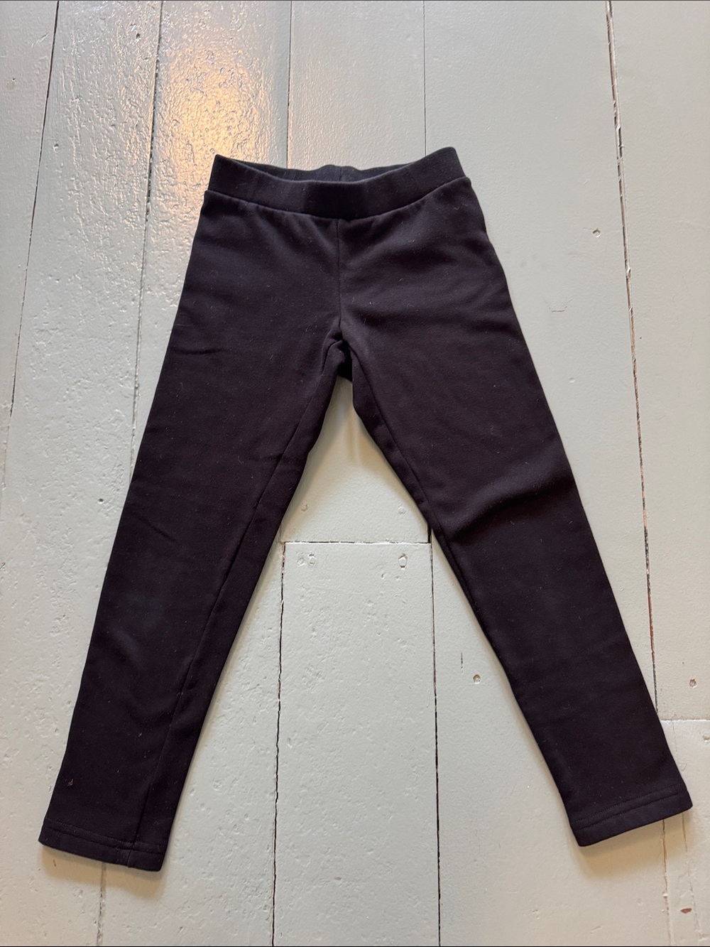 Old navy Kids Black Stretch Leggings fleece large